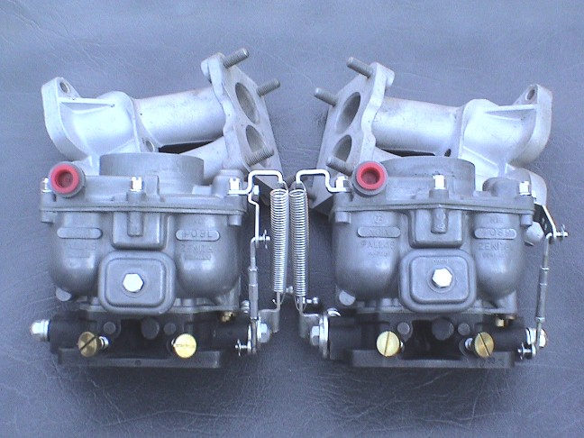 Restored Solex carburetors